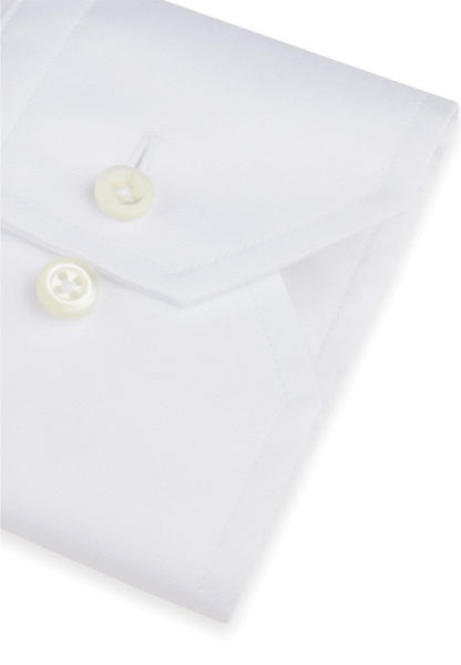 Stenströms White twill shirt (fitted body) - Mandy