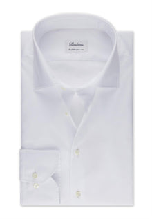 Stenströms White twill shirt (slimline) - Mandy