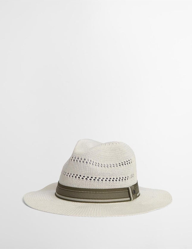 Barbour Whitfield Fedora hat - Antique White - Mandy