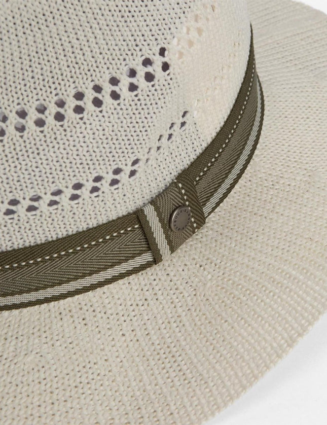 Barbour Whitfield Fedora hat - Antique White - Mandy