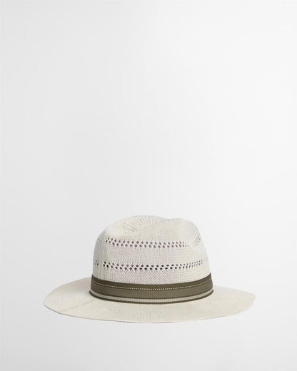 Barbour Whitfield Fedora hat - Antique White - Mandy